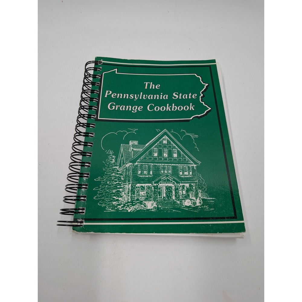 Pennsylvania State Grange Cookbook 1992 First Printing Spiral Bound Vintage PA
